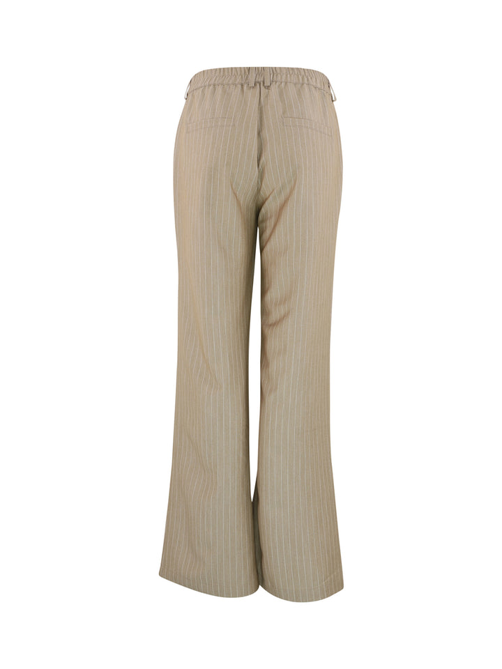 Continue Roberta sand stripe bukser