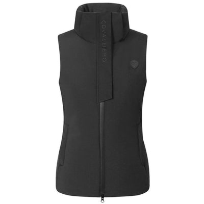 covalliero, vest, sort, ridevest, rideudstyr, 