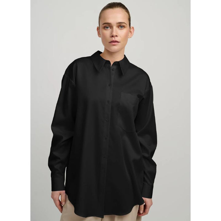 Creton Cremila Shirt - Sort, skjorte, tøj, 