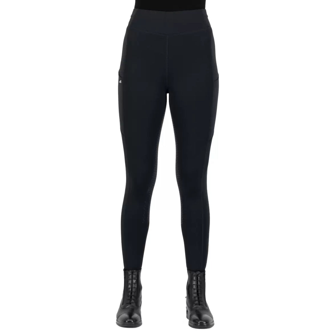 Easy Rider Aya Full Grip - Sort, ridetights, ridebukser, til rytter, ridetøj, 