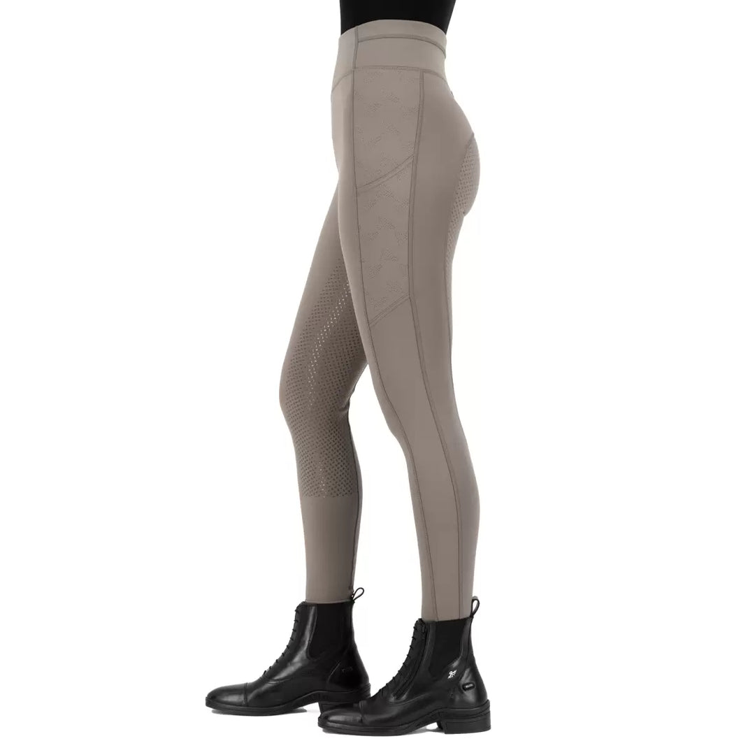 Easy Rider Aya Full Grip, farven tundra, ridebukser, ridetights, ridetøj, til rytter, rideudstyr