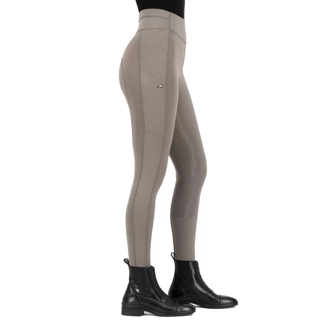 Easy Rider Aya Full Grip, farven tundra, ridebukser, ridetights, ridetøj, til rytter, rideudstyr
