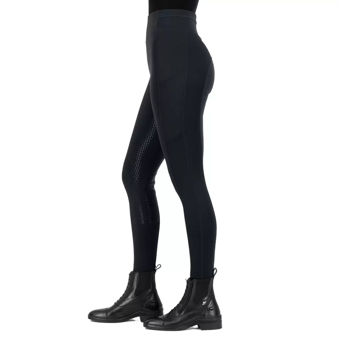 Easy Rider Aya Full Grip - Sort, ridetights, ridebukser, til rytter, ridetøj, 