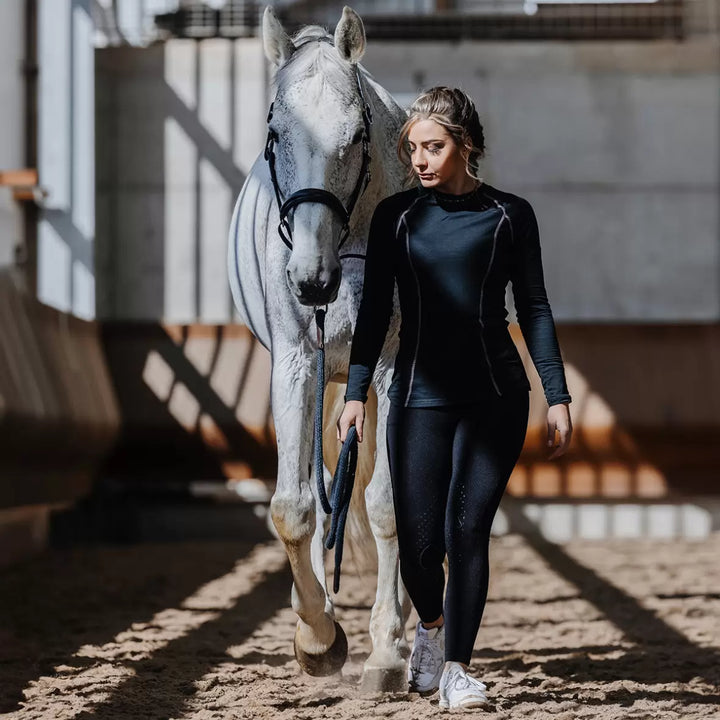 Equithème Acacia - Sort, ridebukser, ridetights, ridetøj,