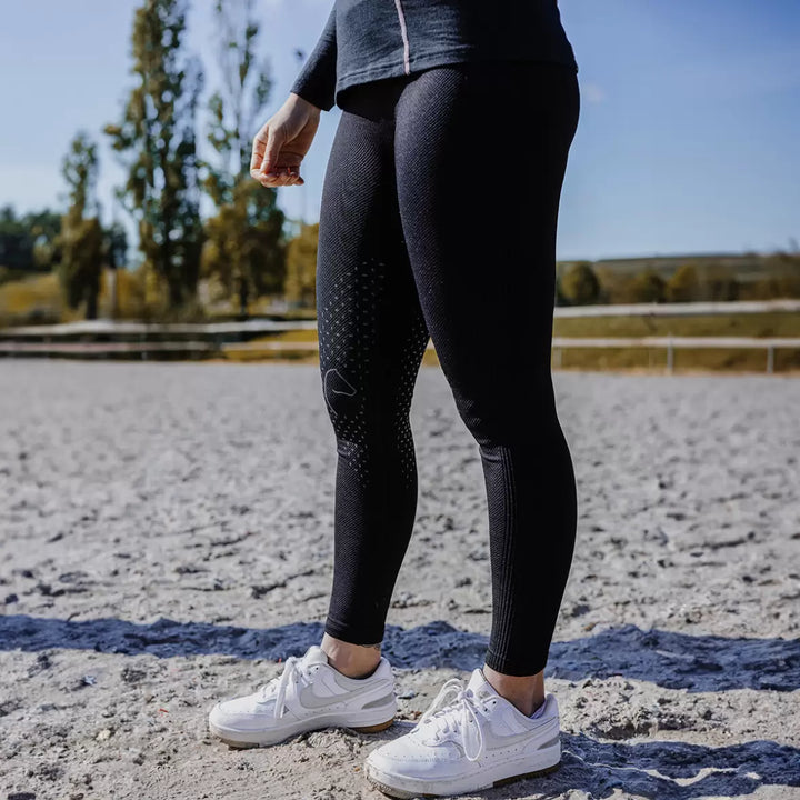 Equithème Acacia - Sort, ridebukser, ridetights, ridetøj,