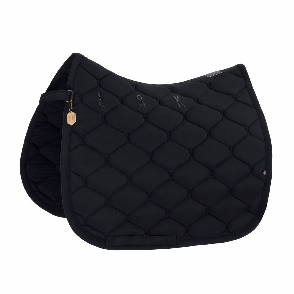 Eskadron Pro Soft - Black, underlag, sadelunderlag, springunderlag, dressurunderlag, eskadron underlag, rideudstyr 