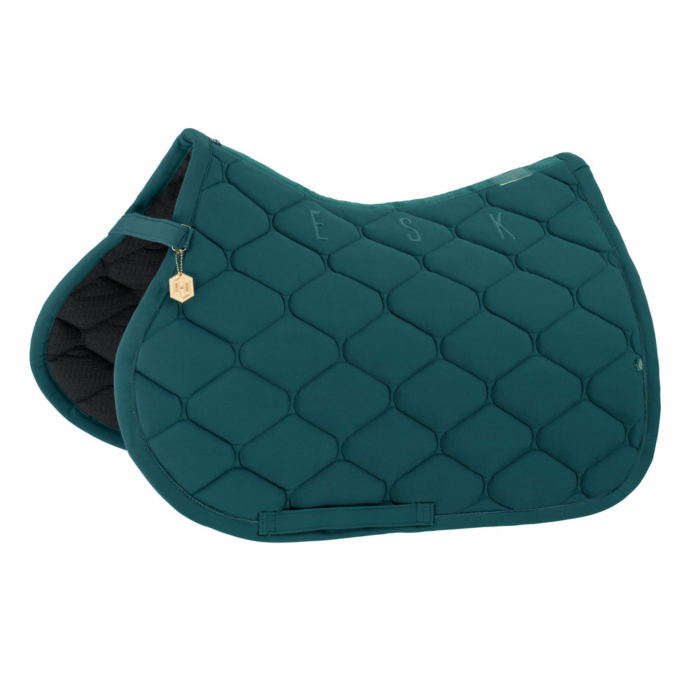 Eskadron Pro Soft - Vintage Green, underlag, sadelunderlag, springunderlag, dressurunderlag, eskadron underlag, rideudstyr 