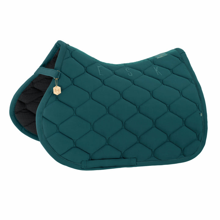 Eskadron Pro Soft - Vintage Green, underlag, sadelunderlag, springunderlag, dressurunderlag, eskadron underlag, rideudstyr 