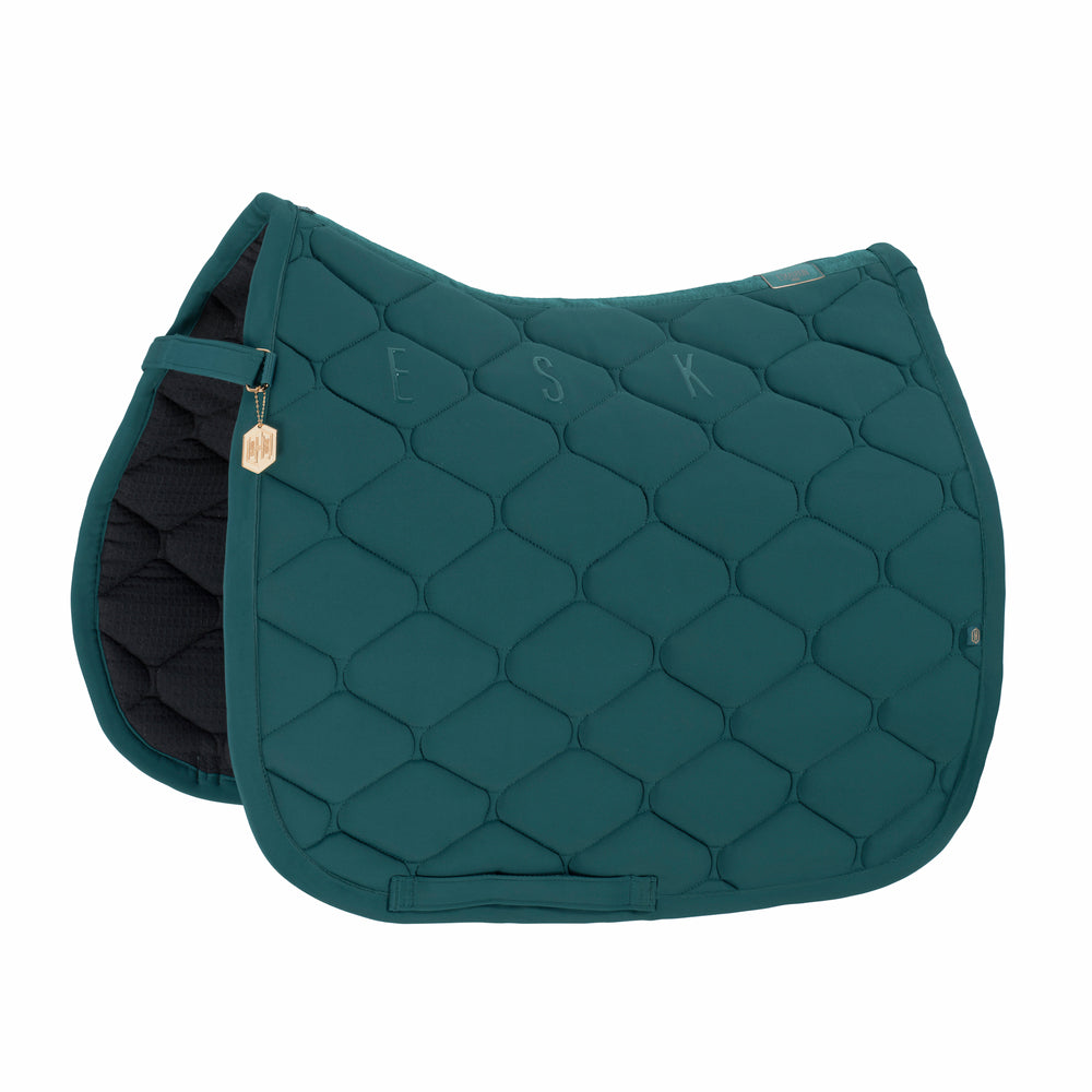 Eskadron Pro Soft - Vintage Green, underlag, sadelunderlag, springunderlag, dressurunderlag, eskadron underlag, rideudstyr 
