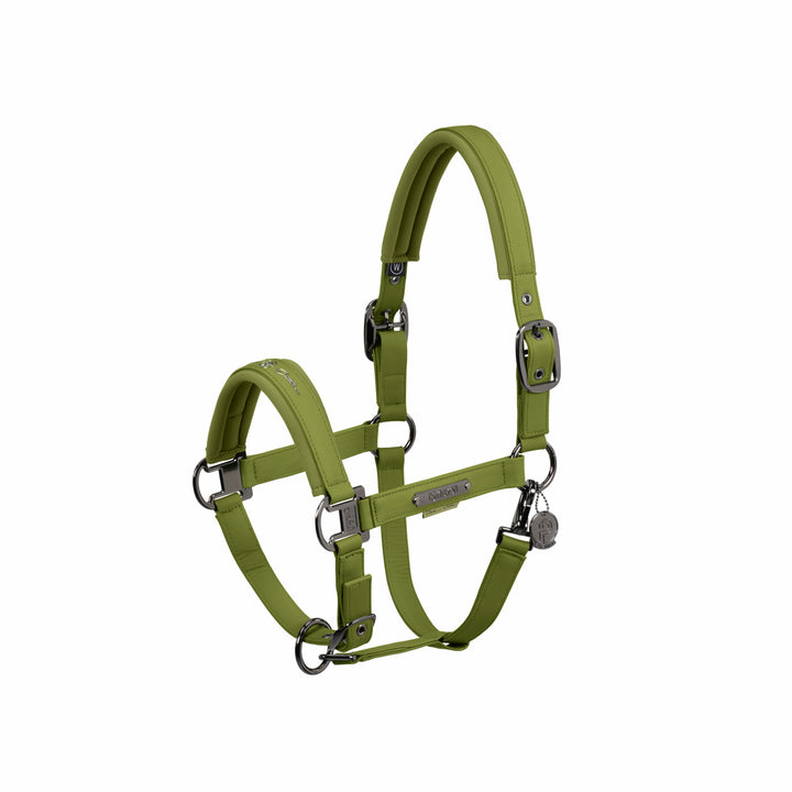 Eskadron Faux Leather Grime - Moss Green, grime, grimer, rideudstyr, eskadron grimer, 