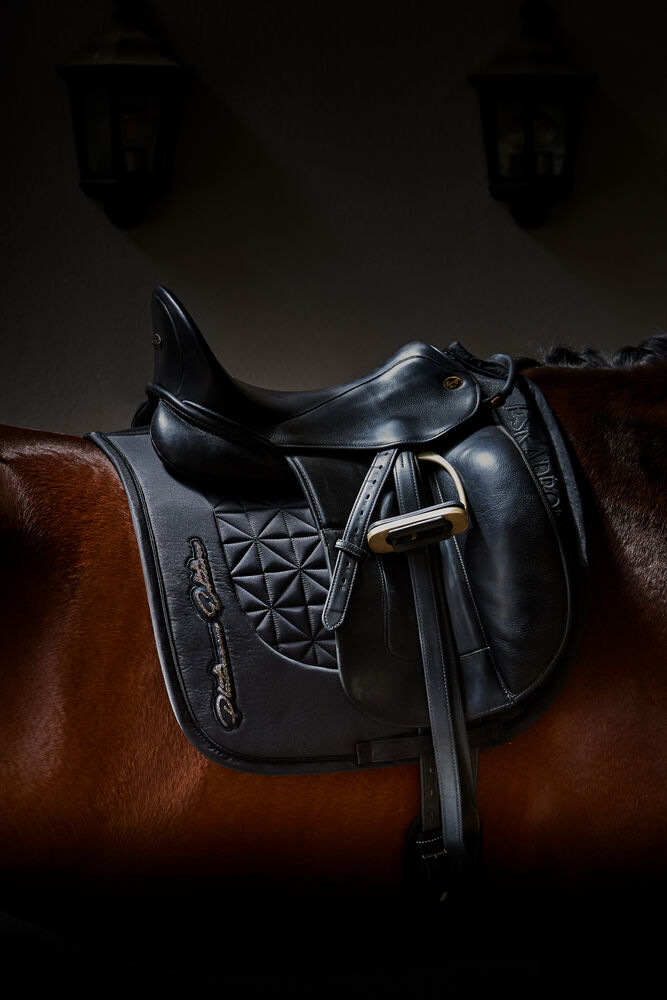 Eskadron platinium sparkle avantgarde, underlag, dressurunderlag, hest, rytter, saddelunderlag, rideudstyr,