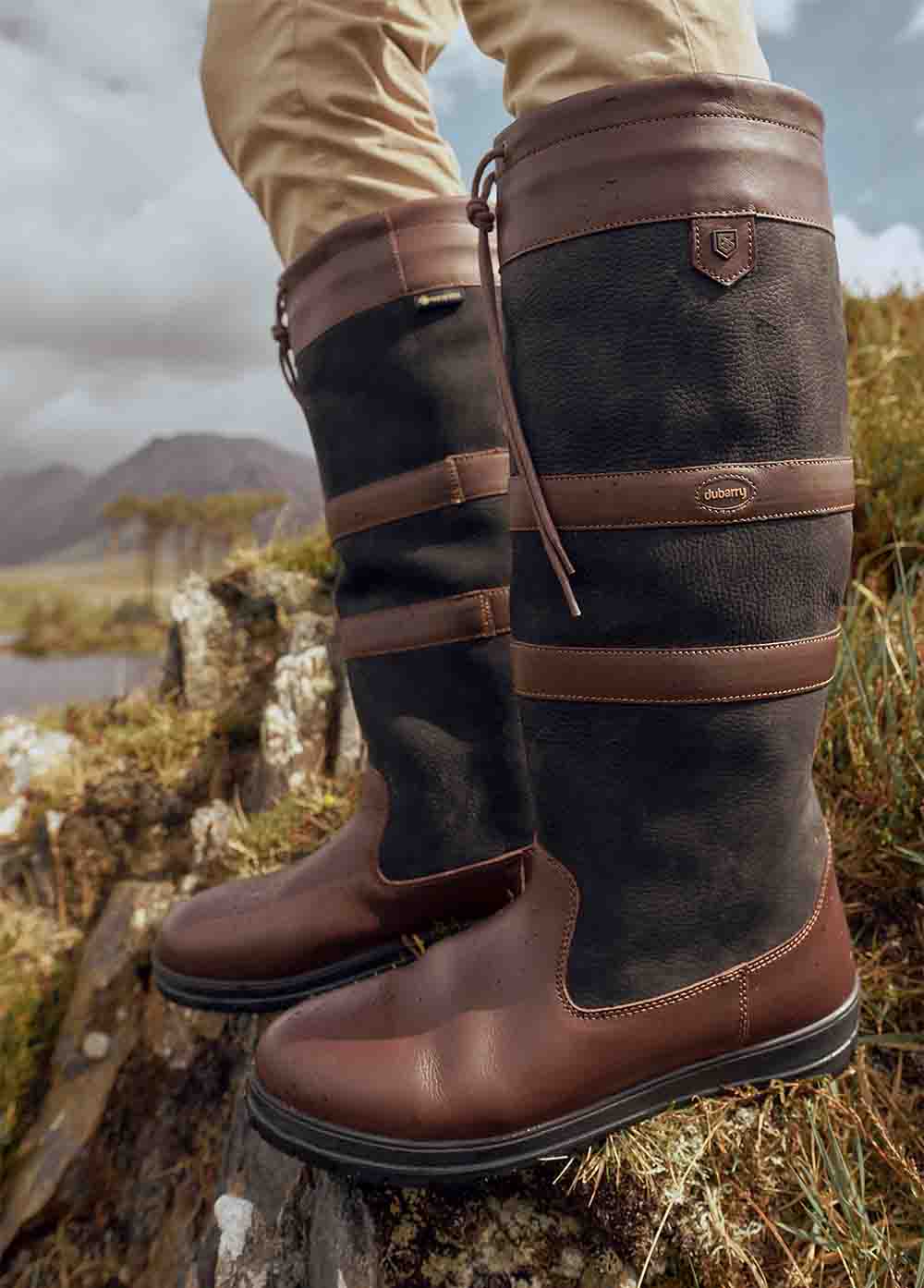 Galway  Boot - Black/Brown