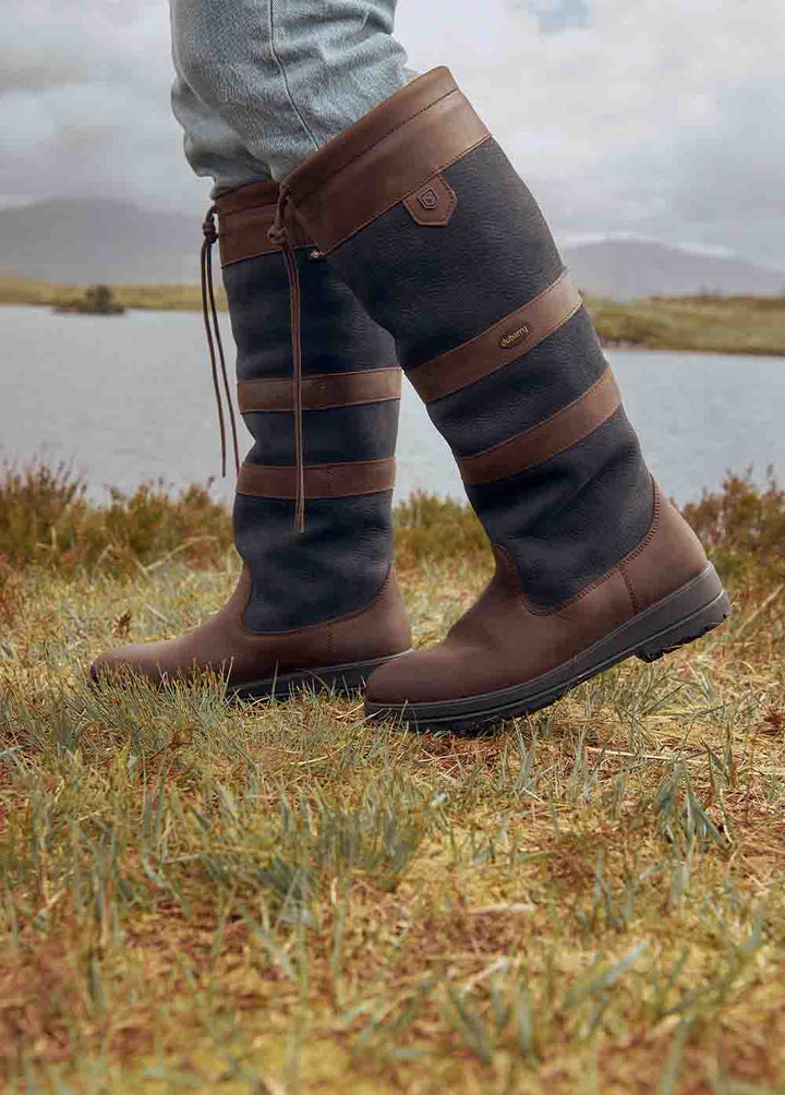 Galway  Boot - Navy/Brown