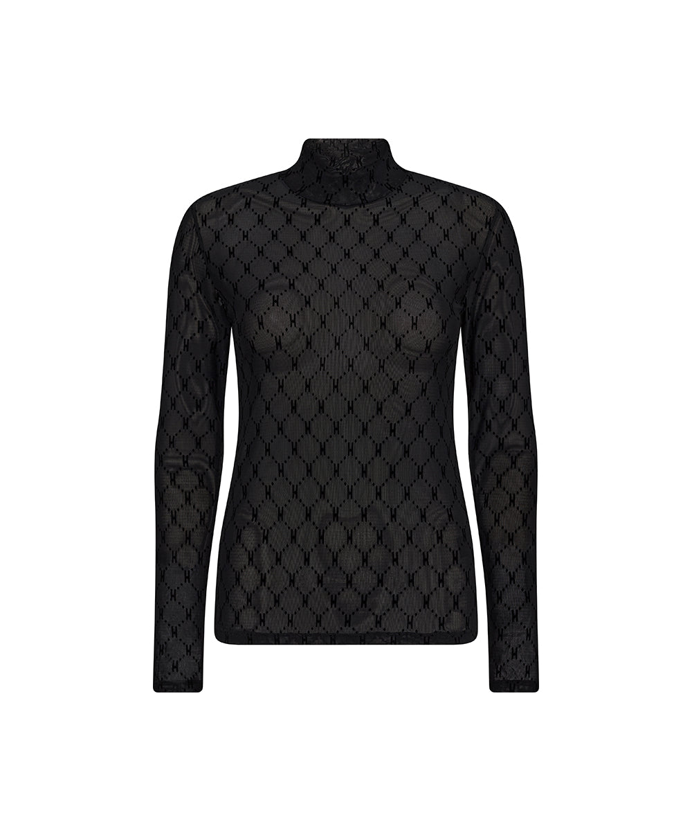 Hype The Detail- Mesh Turtle Neck