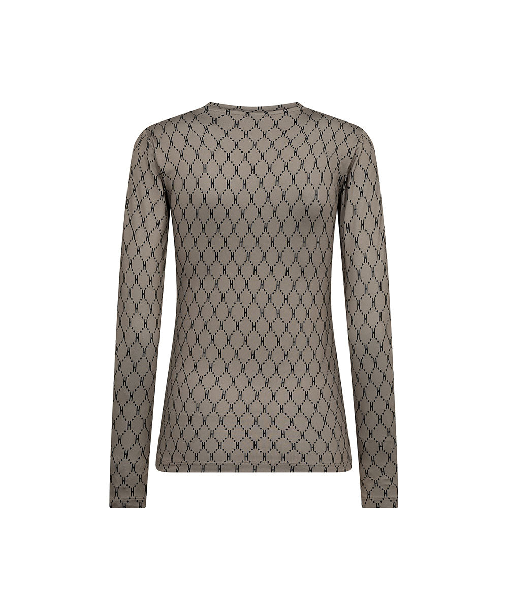 Hype The Detail Printed Bluse - Sand