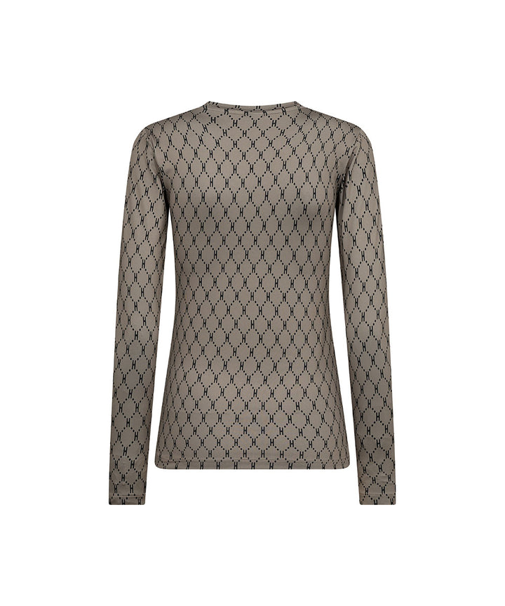 Hype The Detail Printed Bluse - Sand