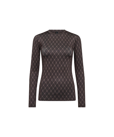 Hype The Detail Printed Blouse - Brun