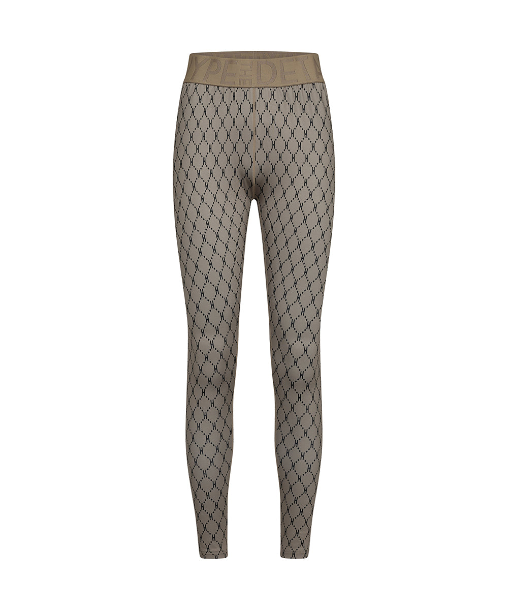 Hype The Detail Printed Leggins - Sand
