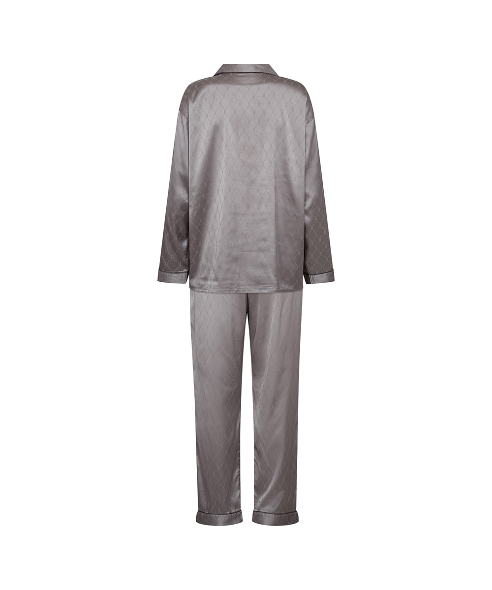 Hype the Detail Satin Pyjamas - Grå