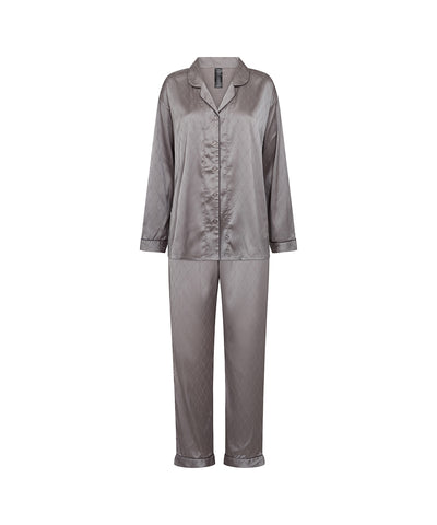 Hype the Detail Satin Pyjamas - Grå