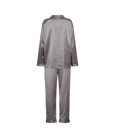 Hype the Detail Satin Pyjamas - Grå