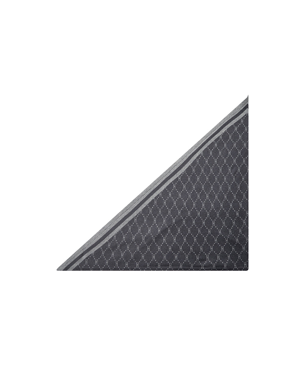 DARK GREY MELANGE - Hype the Detail Triangle Scarf
