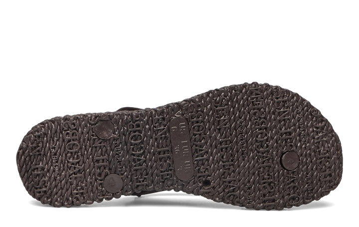 Flip Flop With Rhinestones - Prune