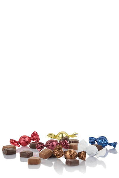 cocoture julekalender indhold af cocoture chokoladekugler og marcipanbrød med ckokoladeovertræk fra cocoture chokolade julekalender