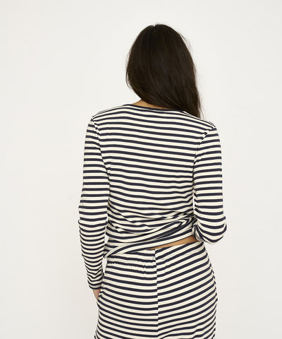 JBS of Denmark Ribbed Ls Tee - Blå