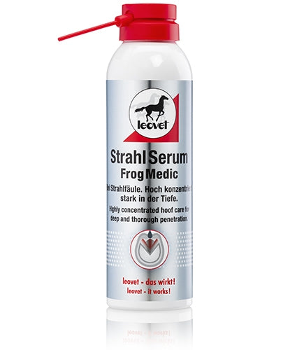 Leovet Frog Medic Spray 200 ml, pleje til hove, plejetil heste, hestepleje, hovpleje, rideudstyr,