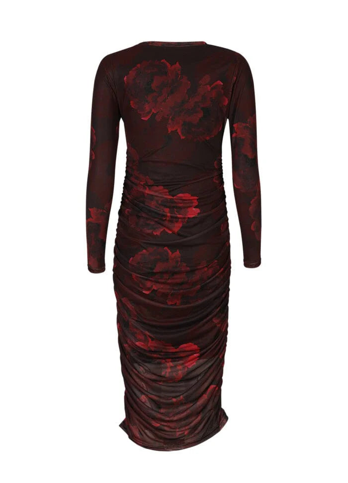 Liberte MESH LS LONG DRESS