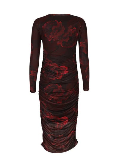 Liberte MESH LS LONG DRESS