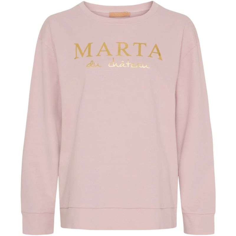Mdc Annemette - Old Rose, sweatshirt, bluse, trøje, tø, marta du chateau