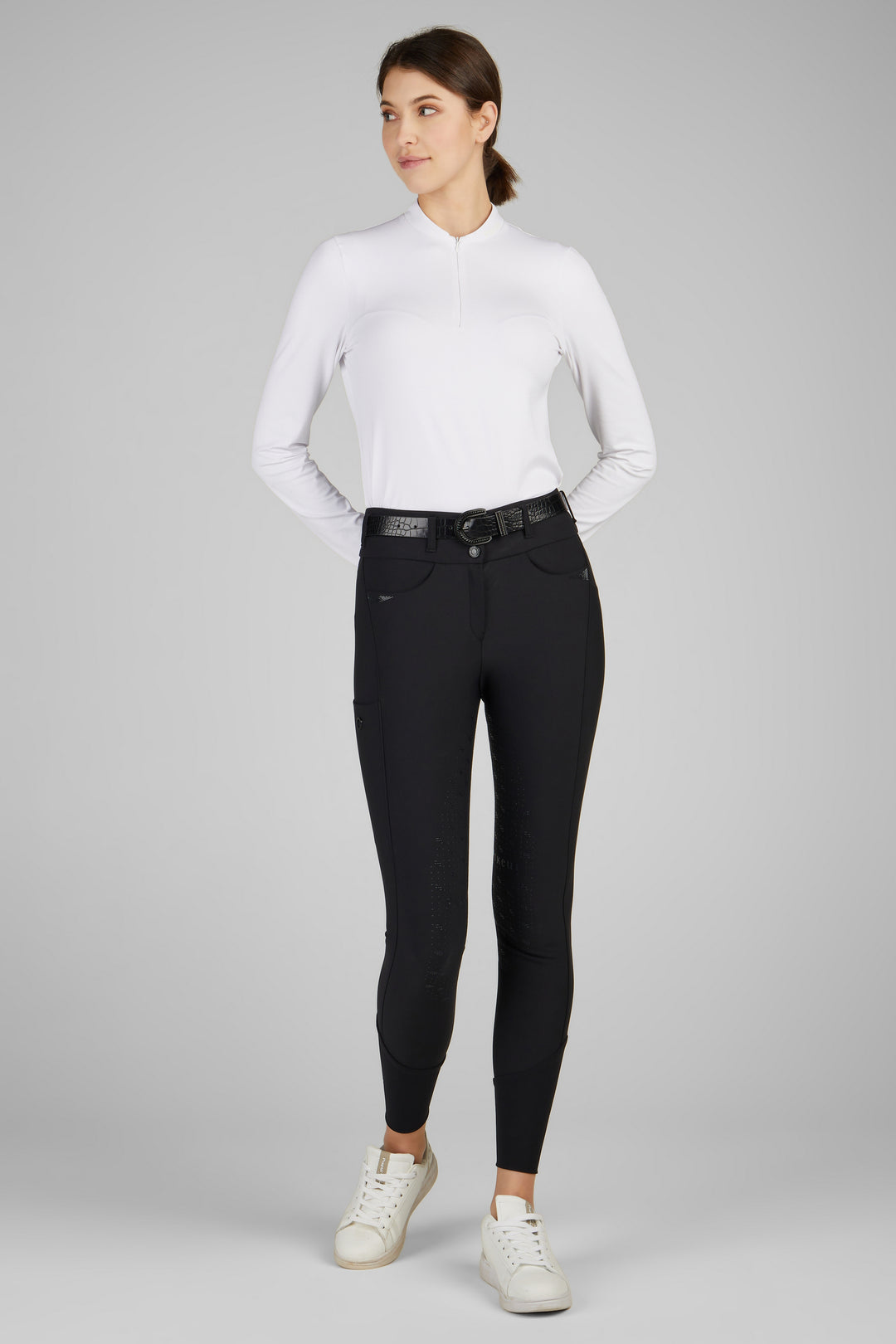 Pikeur Laure Tights - Sort, ridebukser, ridetights, ridetøj, rideudstyr 