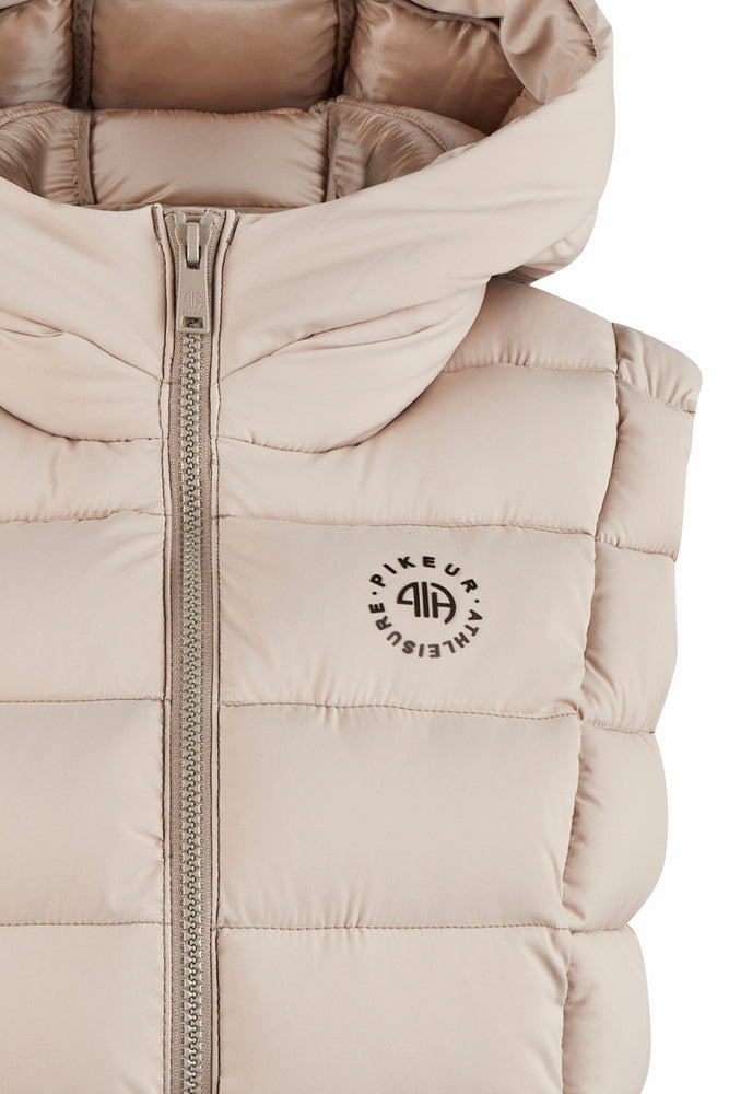 Pikeur Athleisure Quilt Vest - Sand, vest, pikeur vest, ridevest, ridevest, ridetøj, rideudstyr, 