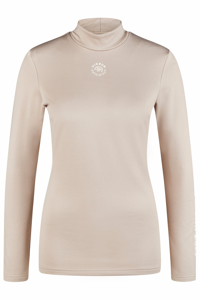 Pikeur Rollneck Athleisure - Sand, ridebluse, ridetøj, rideudstyr, pikeur ridebluser,