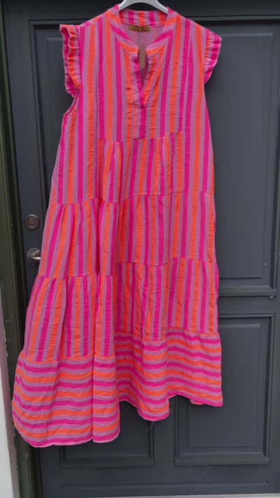 Boho Love Kjole Pink Stribe