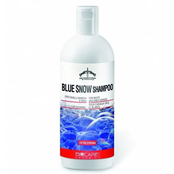 Veredus Blue Snow Shampoo, pleje til heste, shampoo til heste, 