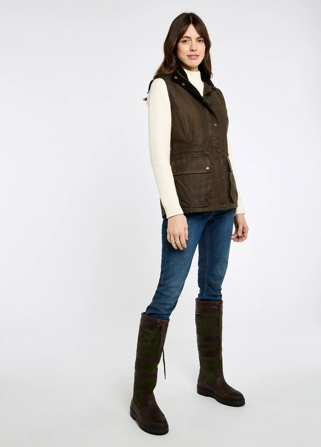 Dubarry Rathsallagh Vest - Cafe