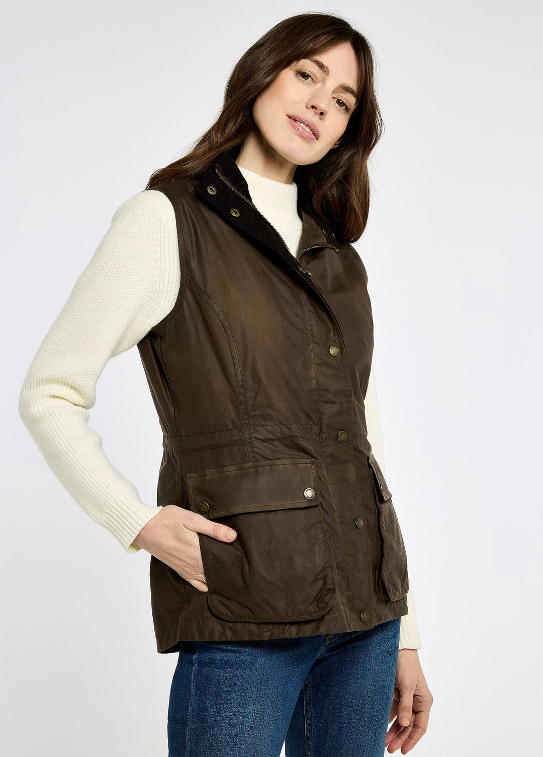 Dubarry Rathsallagh Vest - Cafe