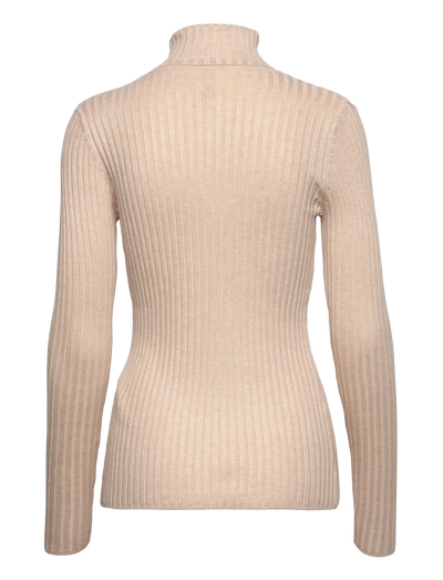 Dollie rib bluse - sand