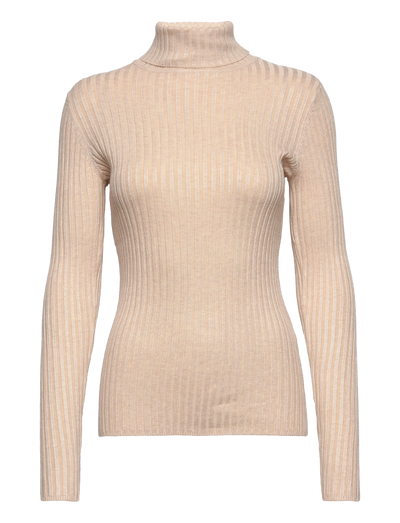 Dollie rib bluse - sand