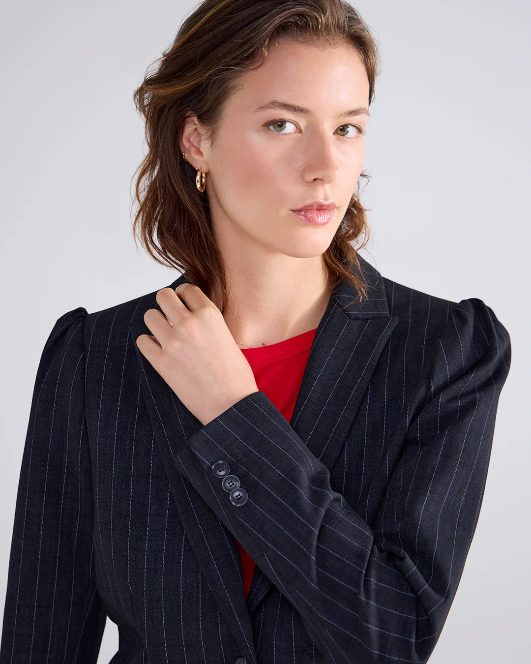 Pinstripe blazer