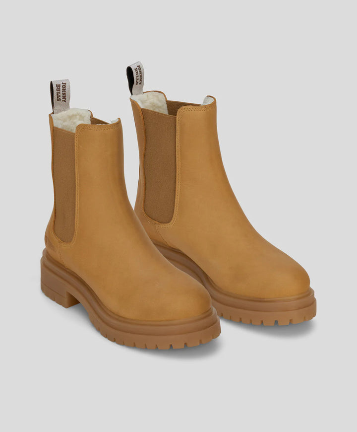 Johnny Bulls 1186 WARM - Ankelstøvle med foer - Yellow oil
