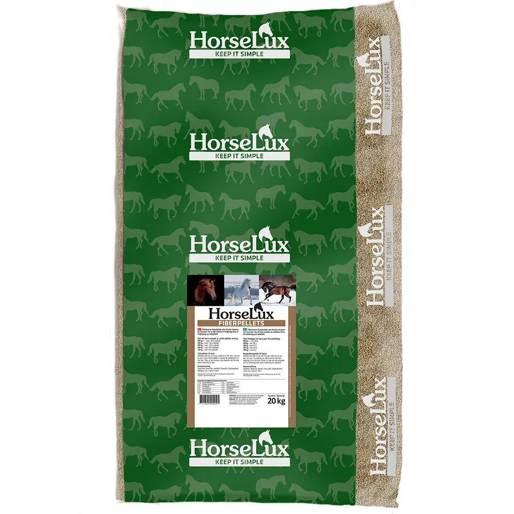 Horselux Fiberpellets 20 kg Fiberpiller Horselux Hest